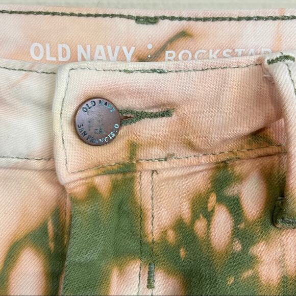 Old Navy Custom Bleached Rockstar Skinny Jeans - Picture 5 of 9